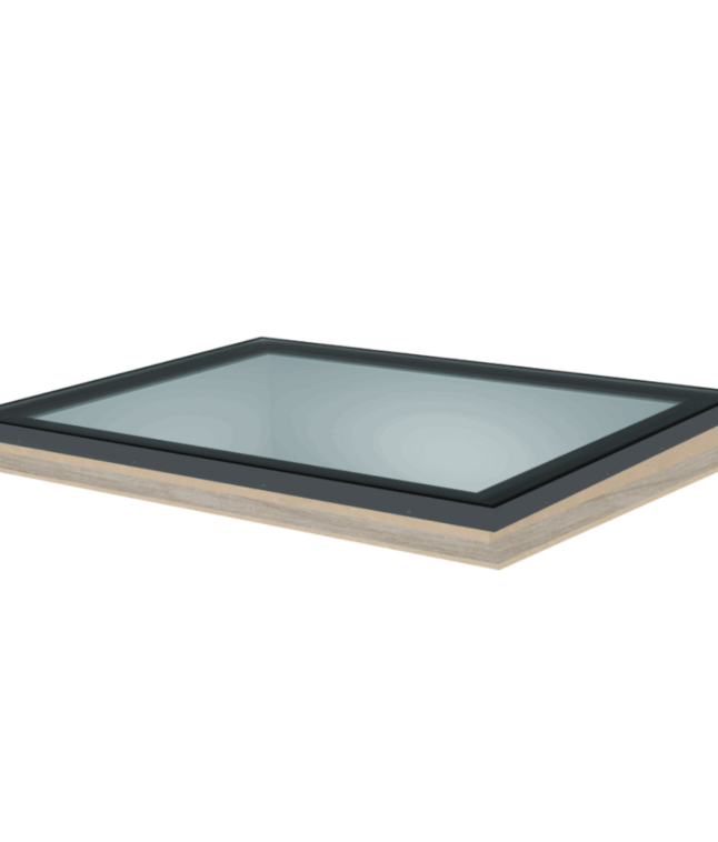 CRL: 900mm x 1900mm Double Glazed Aluminium Framed Flat Rooflight
