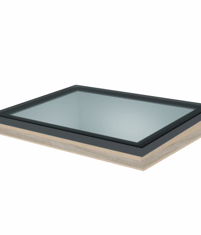 CRL: 500mm x 1100mm Double Glazed Aluminium Framed Flat Rooflight