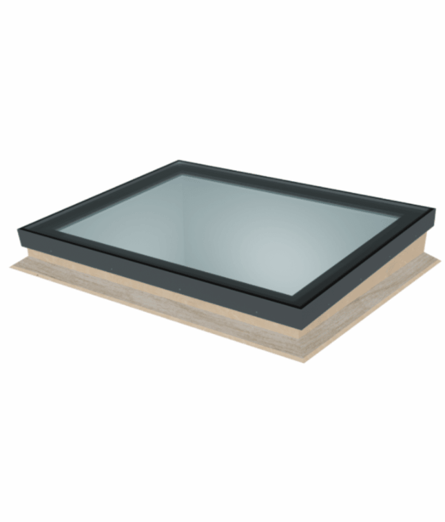 CRL: 900mm x 1400mm Double Glazed Aluminium Framed Flat Rooflight