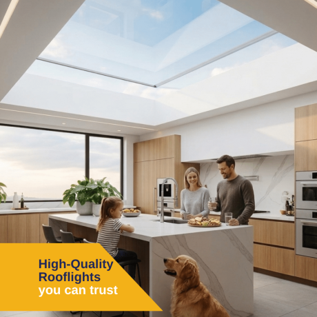 triple glazed flat rooflight
