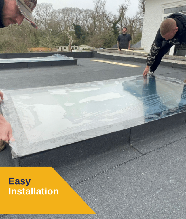triple glazed flat rooflight