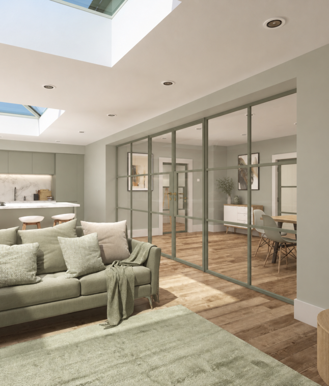 Internal Glass Partitions